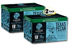 CAFE Olé by H‑E‑B Medium Roast Decaf Texas Pecan Coffee Single Serve Cups 24CT