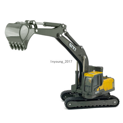 Excavator Toy Construction Vehicle Toys Diecast Toy Excavator for Kids Gray
