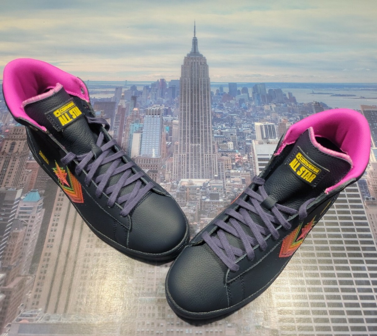 Converse Pro Leather Hi Mens 8 Heart of the City SHANGHAI Sneaker 170237C RARE Converse Pro Leather High Heart of the City - Shanghai for  main image 4