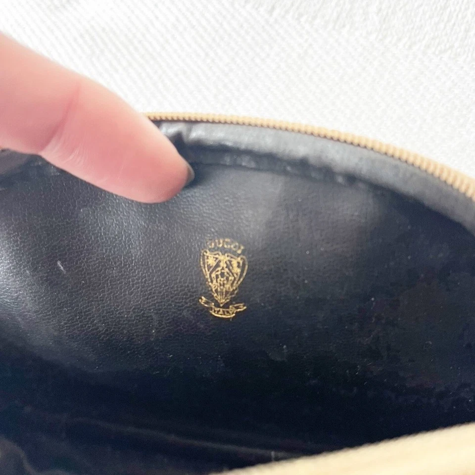 GUCCI Estuche Cosmético Pequeño Vintage Auténtico GG Foto 4 de 4
