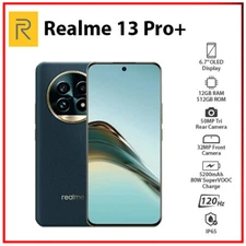 Realme 13 Pro+ Plus 5G 12GB+512GB GREEN Dual SIM Global Android Cell Phone