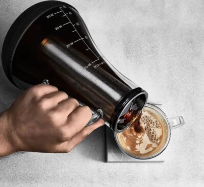 Coffee Maker Cold Brew  JoyJolt Fresco 48 Oz Includes Unique Non-Slip Removable.