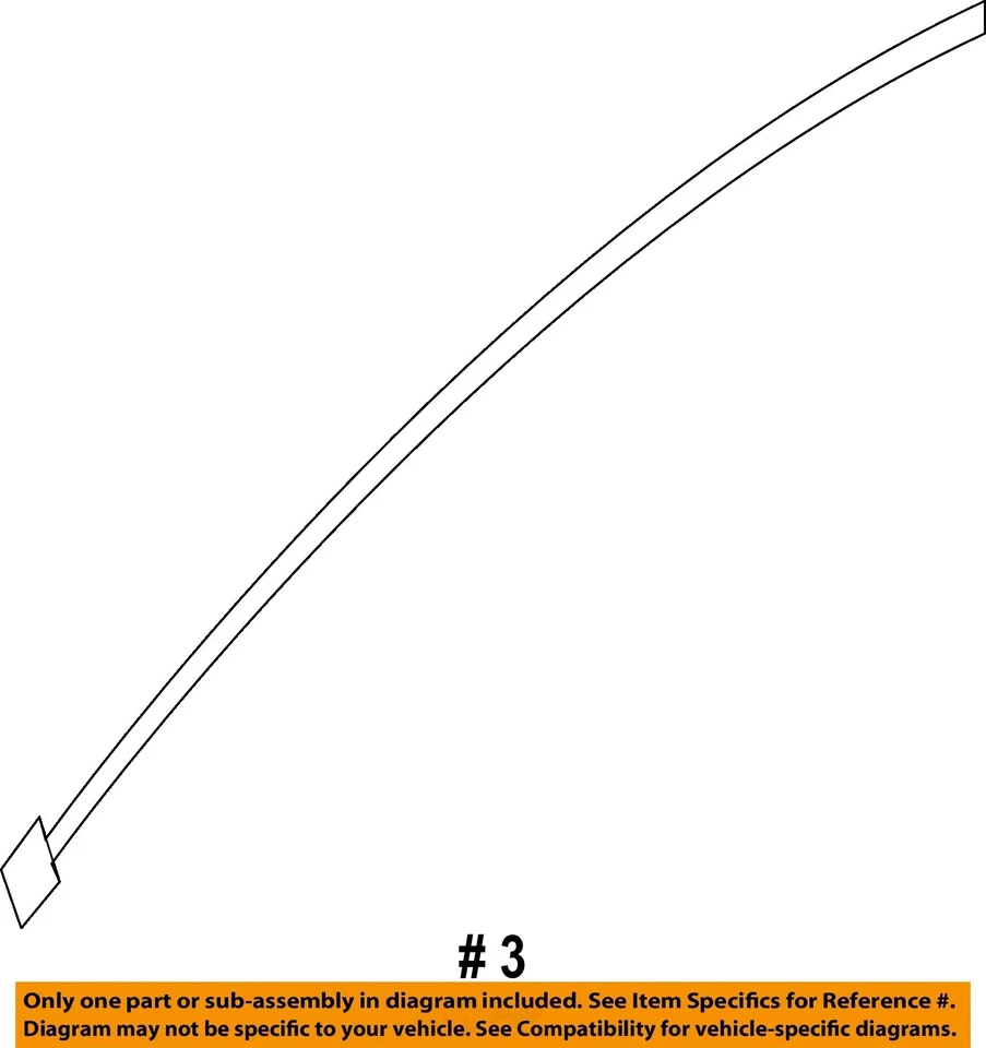 Chevrolet GM OEM 05-13 Corvette capó lateral sello de resistencia a la intemperie izquierda 15881441 Foto 2 de 2