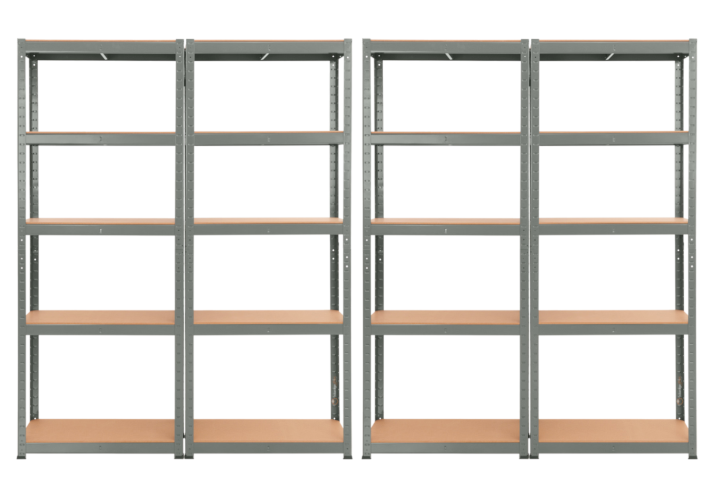 Storage Affairs Garage Shelving Heavy Duty 5 Tier Metal Boltless