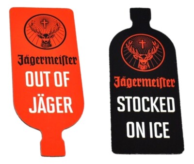 Jägermeister USA doppelseitiger Kühlschrankmagnet Fridge Magnet Flaschen Motiv