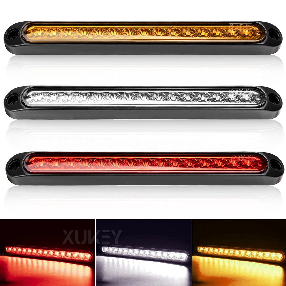 Red and white led light bar deals
