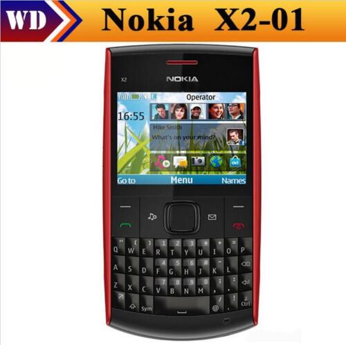 Odblokowany Nokia X2-01 Symbian OS Mp3 Odtwarzacz mp4 QWERTY Klawiatura Telefon - Zdjęcie 1 z 24