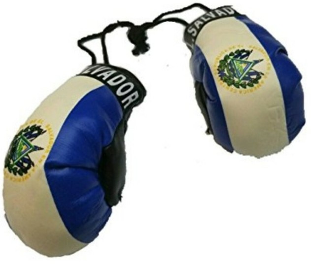El Salvador Boxing Glove Banner Flag Window Mirror W/ Country Car Headrest Cover eBay