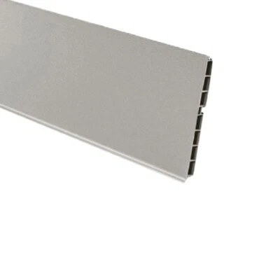 BRICO LEGNO PIÙ Zoccolo per cucina in PVC e alluminio finitura acciaio semilucido H 10-12-15 cm