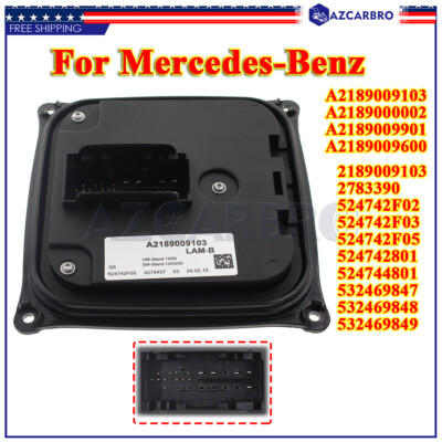 New LED Headlight Control Module for 2012-2014 Mercedes-Benz LAM-B A2189009103