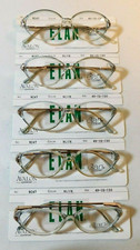 Vintage 5 Pc. ELAN 9247 Blue 49/15 Women's Plastic Eyeglass Frame Lot NOS 400