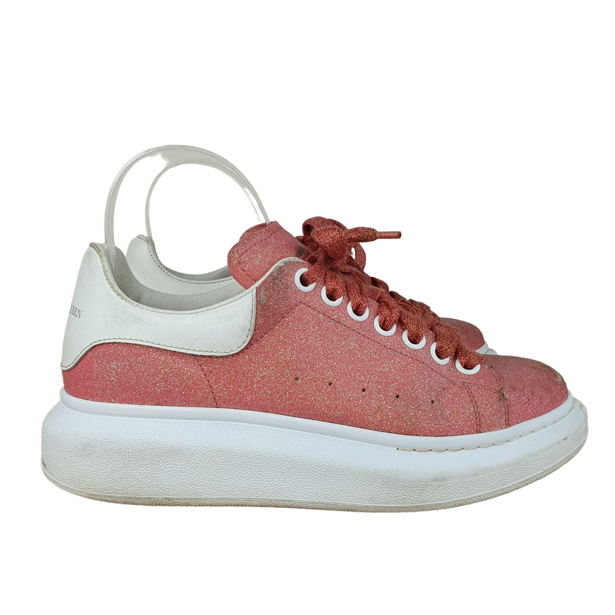 Alexander mcqueen on sale pink sneakers