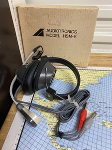 Vintage Audiotronics HSM-6 Headphone Microphone Rare & Hard To Find Origin Box