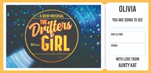 Concert Tickets Gift Personalised Birthday You Are Going To See Gift Ticket Tour - Picture 43 of 48