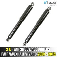 Renault Trafic Van Rear Shock Absorbers Pair Absorber Qty x 2 2001-2014 New