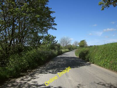 Foto 12x8 Road to Gang St Ive Blick in die entgegengesetzte Richtung von der c2014