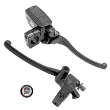 1" Motorcycle Master Cylinder Front Brake & Clutch Levers Set For Harley