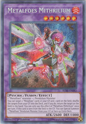 Metalfoes Mithrilium NM BLRR 1st Battles of Legend: Relentless Revenge Yugioh