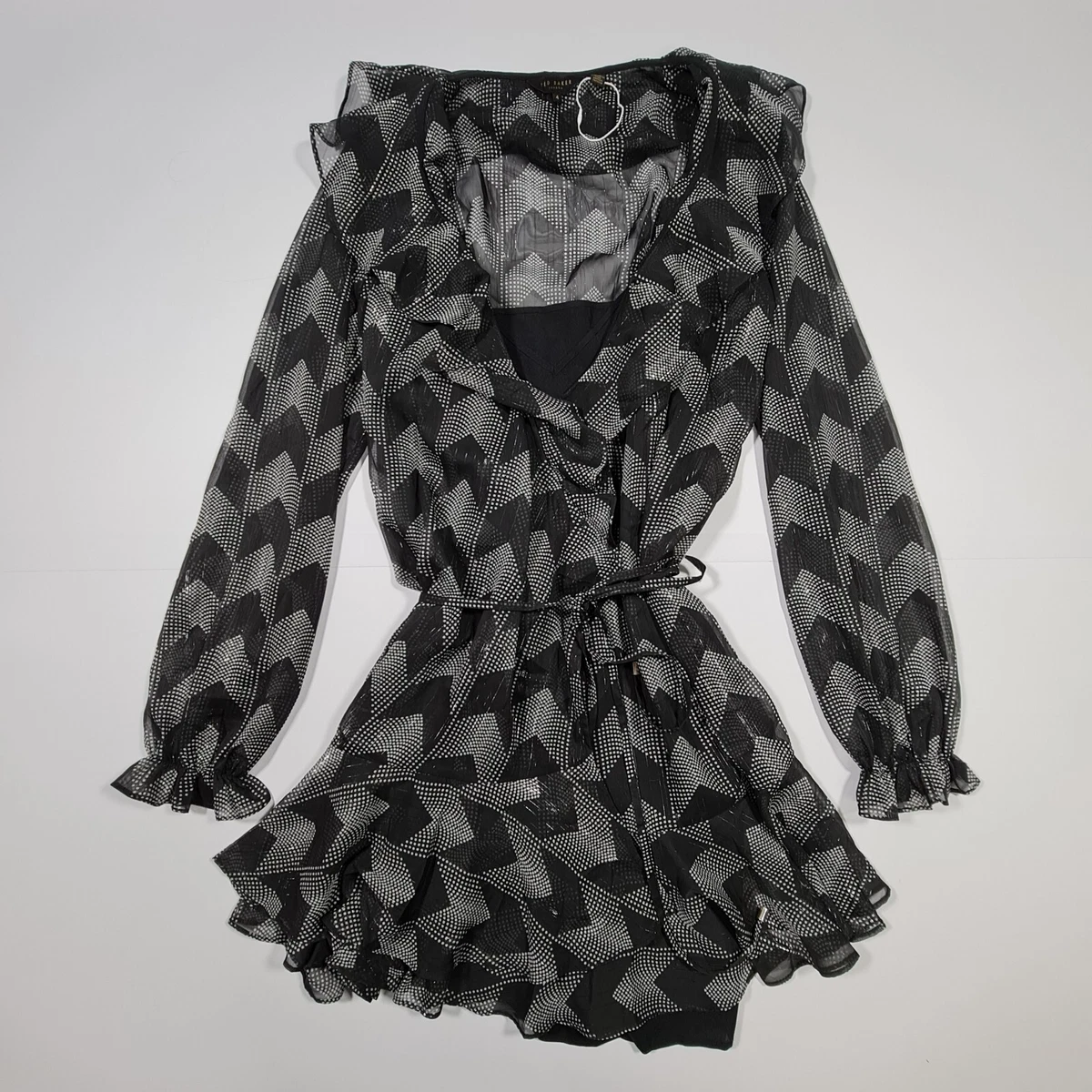 Baker top wrap dress