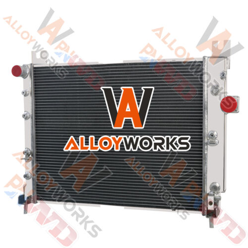 4 Row Radiator For Dodge Dakota L4 2.5L 3.7L V6 / Durango 4.7L 5.9L V8 2000-2004 - Picture 2 of 11