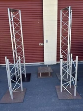 Global Truss Straight Triangular Truss Lot Segment and base