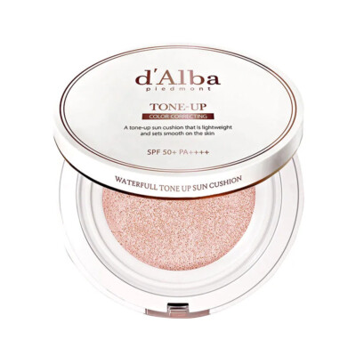 [d'Alba] Waterfull Tone Up Sun Cushion - 15g (SPF50+ PA++++) / Free Gift