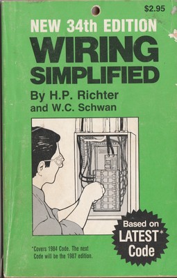 Wiring Simplified by H.P. Richter 34th Edition 1983 Softcover