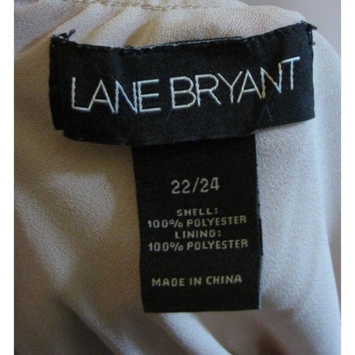 Lane Bryant 22/24 3X Orange Pink Beige Long Flowing Skirt - Picture 3 of 3