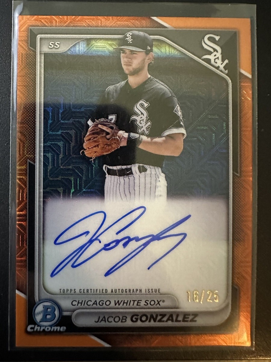 2024 Bowman Chrome Prospect Jacob Gonzalez Mega Box Mojo Auto #BMA 