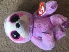 Ty Beanie Boo: "Dreamy" Sloth 2019 Purple Pink Valentine's Day Gift! 
