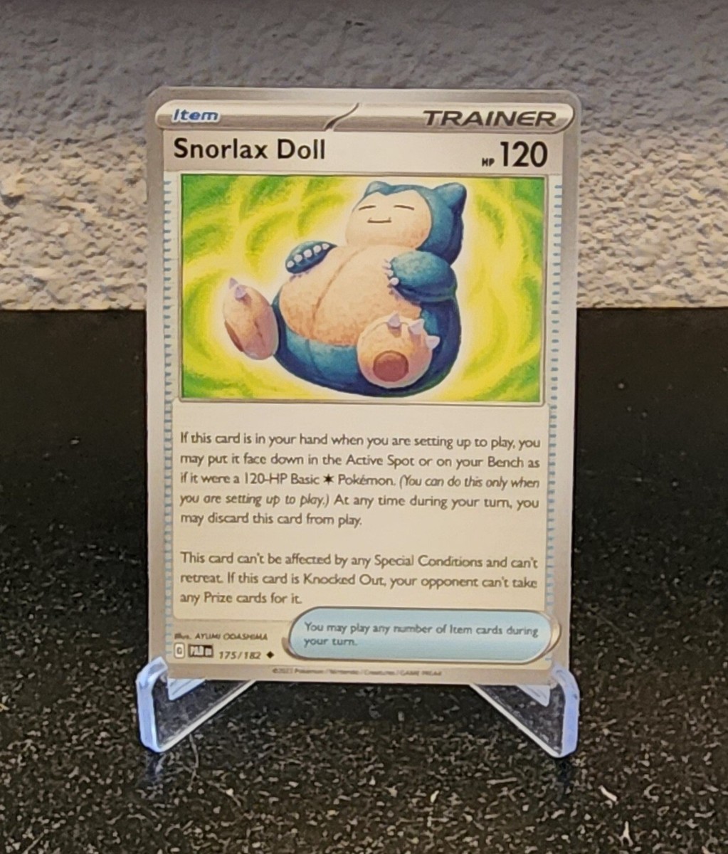 Pokmon TCG Paradox Rift Non Holo Snorlax Sleeping 175/182 | eBay