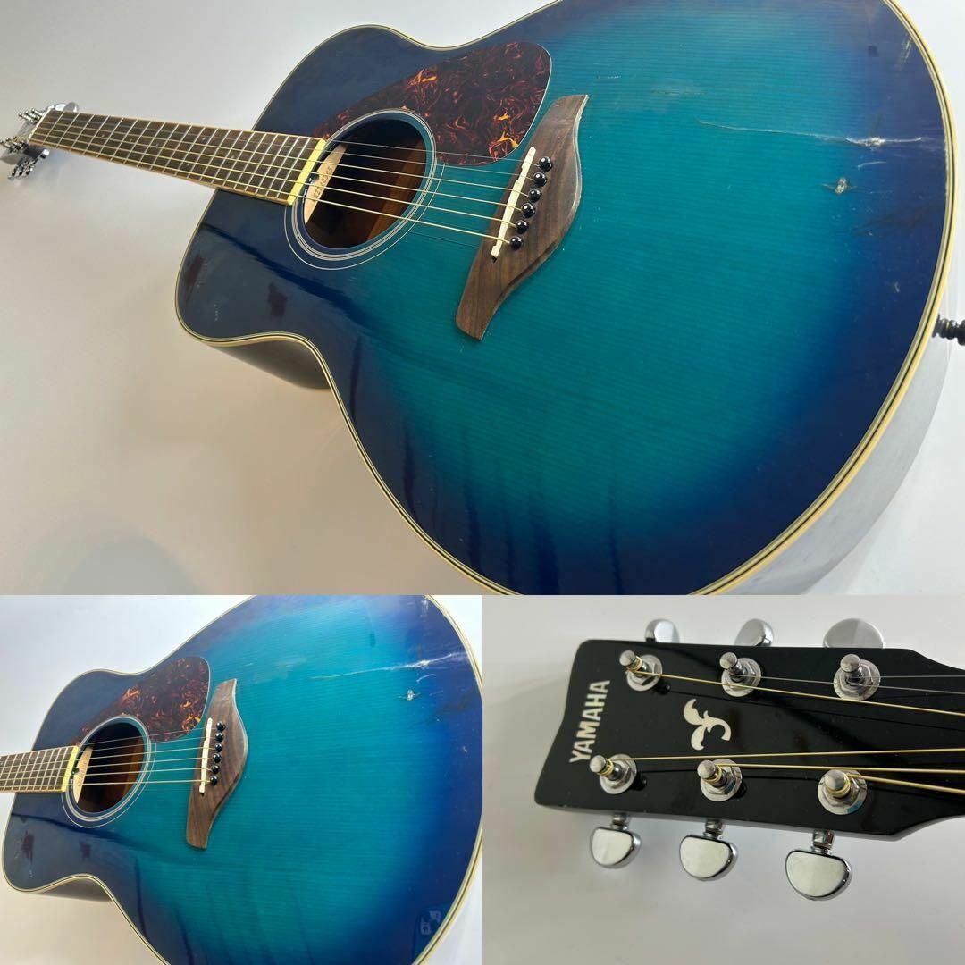 Acoustic Guitar Yamaha FS720S Blue Burst Solid Spruce Top Acoustic Guitar Yamaha FS720S Blue Burst Solid Spruce Top