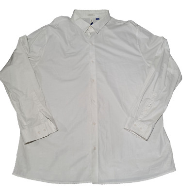 ARTEFACT NYC Shirt Mens 2XL TALL  Polka Dot Button Down Designer Contemporary