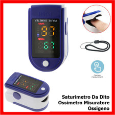Saturimetro Da Dito Ossimetro Misuratore Ossigeno Pulsossimetro Pulse Oximeter