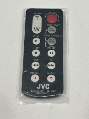 JVC Remote Control Unit RM-V705U Genuine OEM Camcorder GR-AXM710U Wireless NEW
