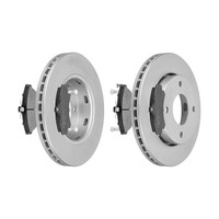f.becker Bremsscheiben Ø256MM + BremsbelÄGe Vorne FÜR Smart Forfour Mitsubishi