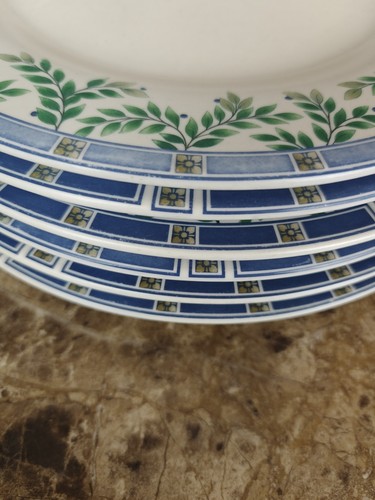 Set Of 6 Pfaltzgraff Stoneware SYLVAN COURT Dinner Plates - Picture 8 of 9