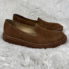 LL Bean Stonington Slip On Loafer Tan Brown Nubuck Casual Comfort Minimalist 8