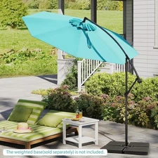 Patio Umbrella 10ft with cross base NP12362TU