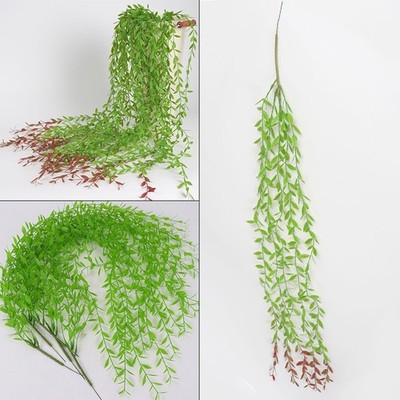 105cm Künstliche Kletterer Fake Vegetation Girlande Weide Blätter Zuhause