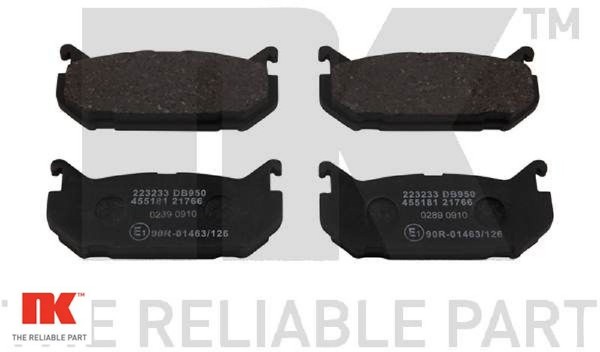 NK 223233 Bremsbelagsatz FüR Scheibenbremse Bremsbelagsatz BremsbeläGe-image