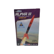 Estes Alpha III Flying Model Rocket Beginner Launch Set Kit EST1427 NEW Sealed