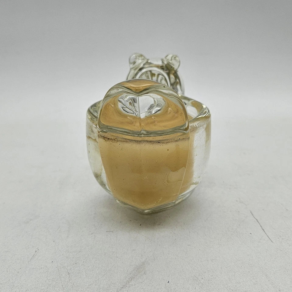 Avon Ardilla Candelabro Vidrio Transparente Estatuilla Votiva Tealight Decoración Figura Foto 3 de 4