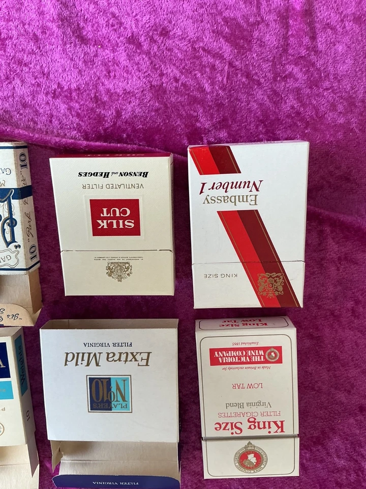 7 VINTAGE CIGARETTE PACKETS, B & H. PARK DRIVE, PLAYERS, ETC.VG.WINE CO. - Image 4 of 4