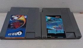 Nintendo NES Lot - Orb 3D And Silent Service- Tested & Working