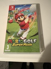 Nintendo Switch Mario Golf Super Rush Game And Case