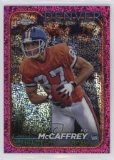 2024 Topps Chrome Magenta Speckle Refractor /399 Ed McCaffrey #63 0b3