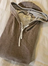 Normal Brand Jimmy Sweater Hoodie Men's Size XL Taupe Drawstring 