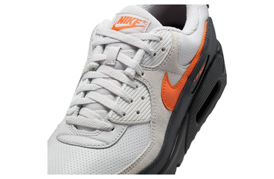 LOOK! Nike Air Max 90 Vast Grey Safety Orange IF0670-003 Men\'s Size 10 New 95 97 Nike Air Max 90 Vast Grey Safety Orange Men main image 4