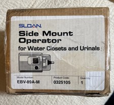SLOAN EBV-89A-M Optima Side Mount Operator Water Closets & Urinals New NOS